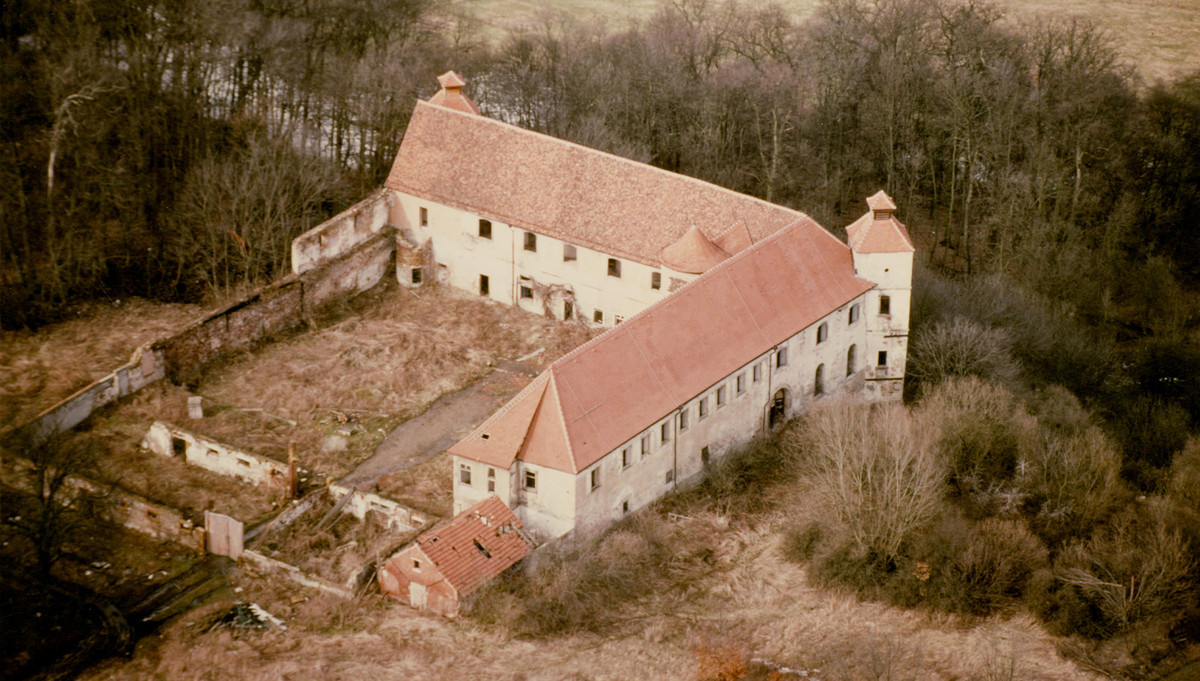 Schloss Filseck nach dem Brand