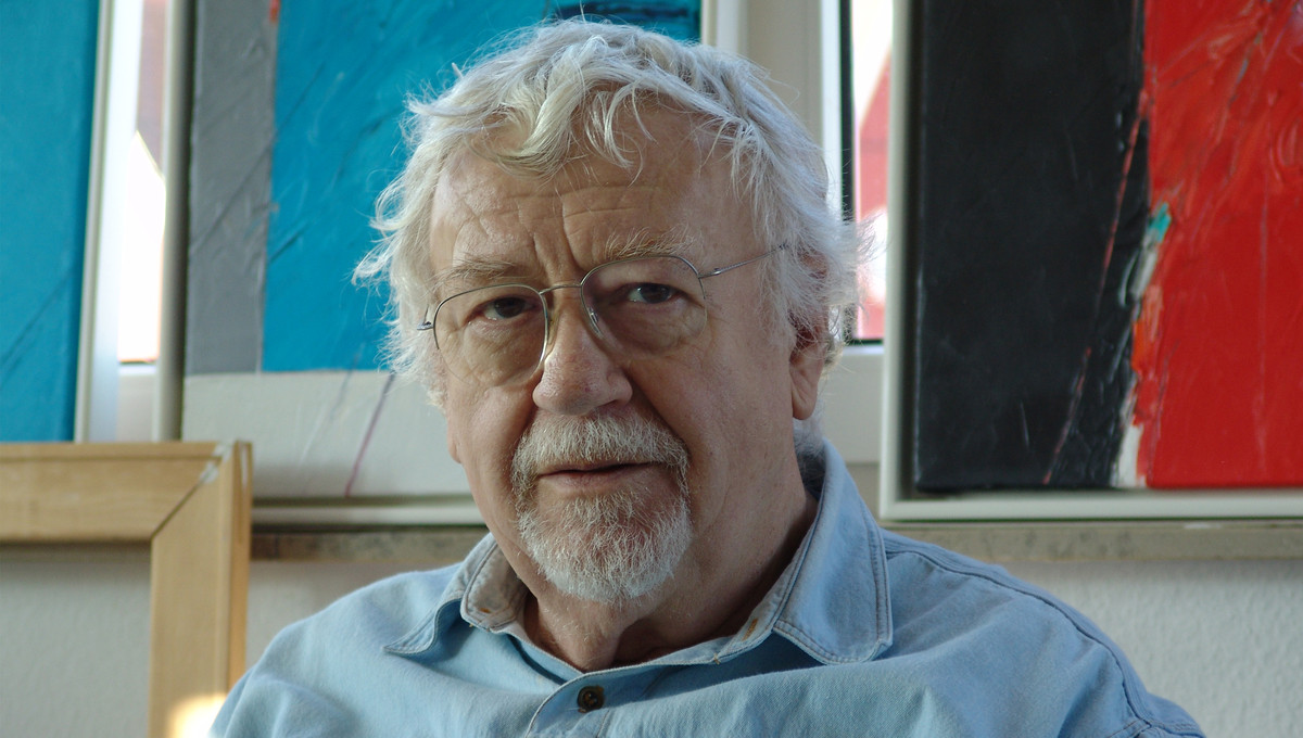 Günther C. Kirchberger im Atelier um 2003